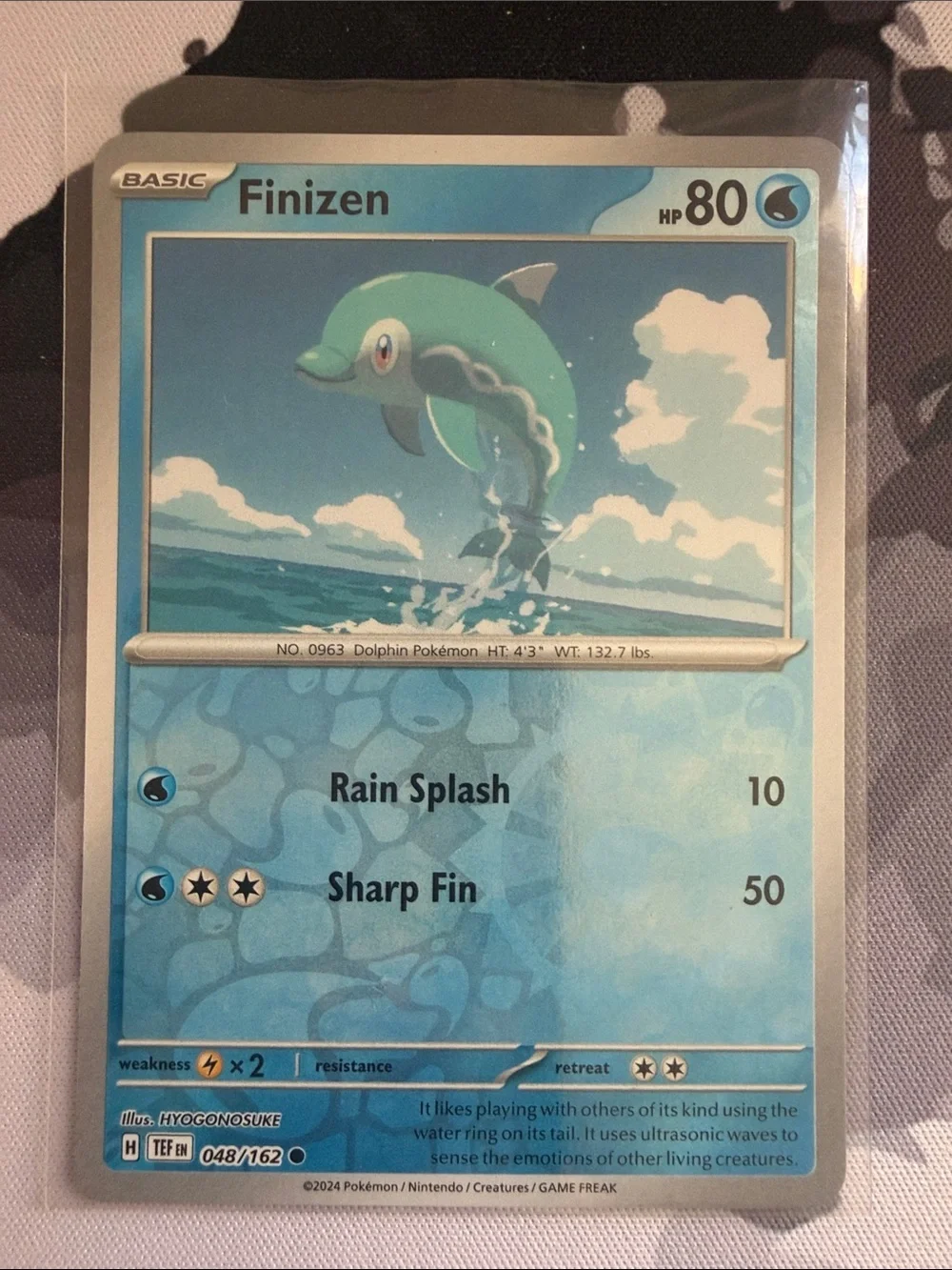 Finizen & Palafin Pokémon Evolution Reverse Holo Card Lot 🌊 4 Cards ✨5/$25✨
